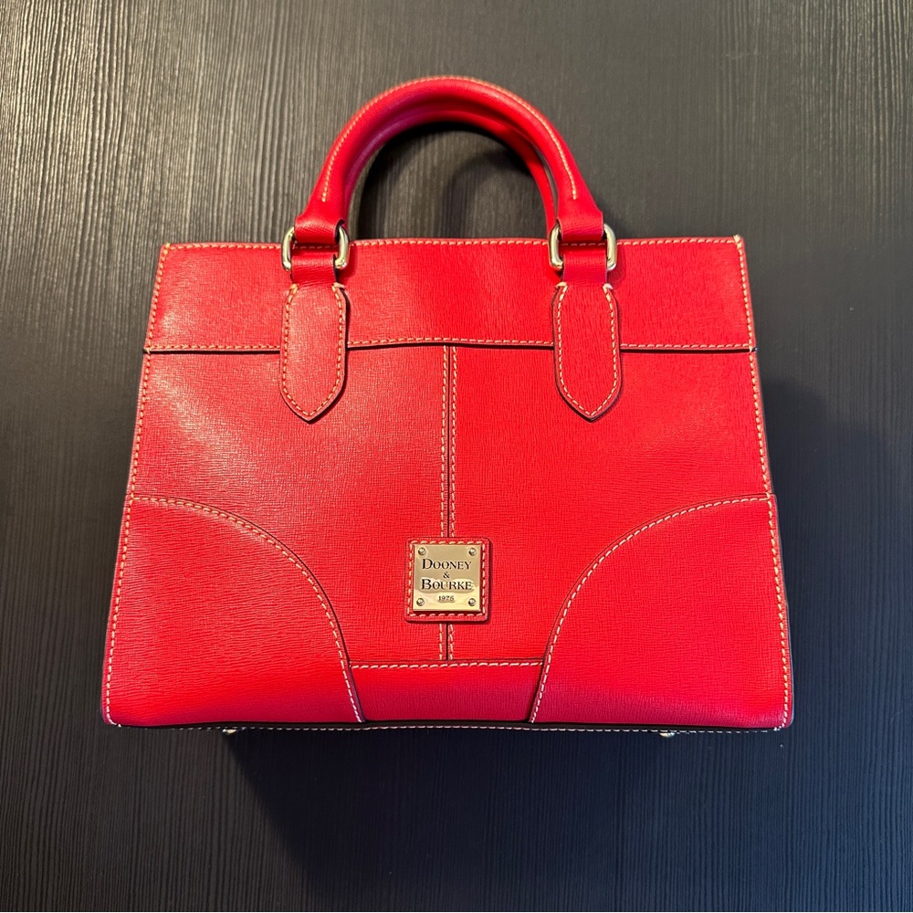 Dooney & Bourke Red Textured Bag